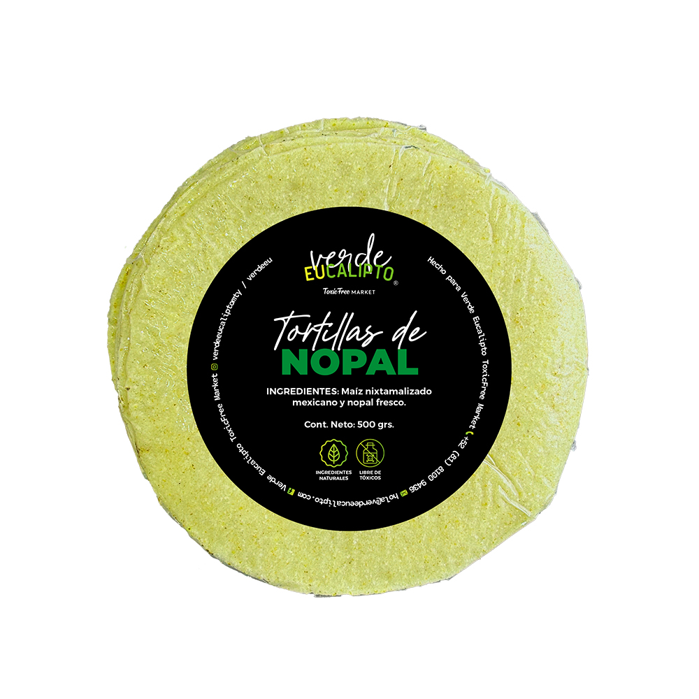 TORTILLAS DE NOPAL 500 grs.
