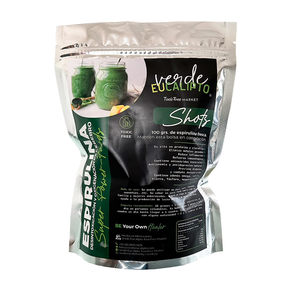 SHOTS DE ESPIRULINA 15 shots
