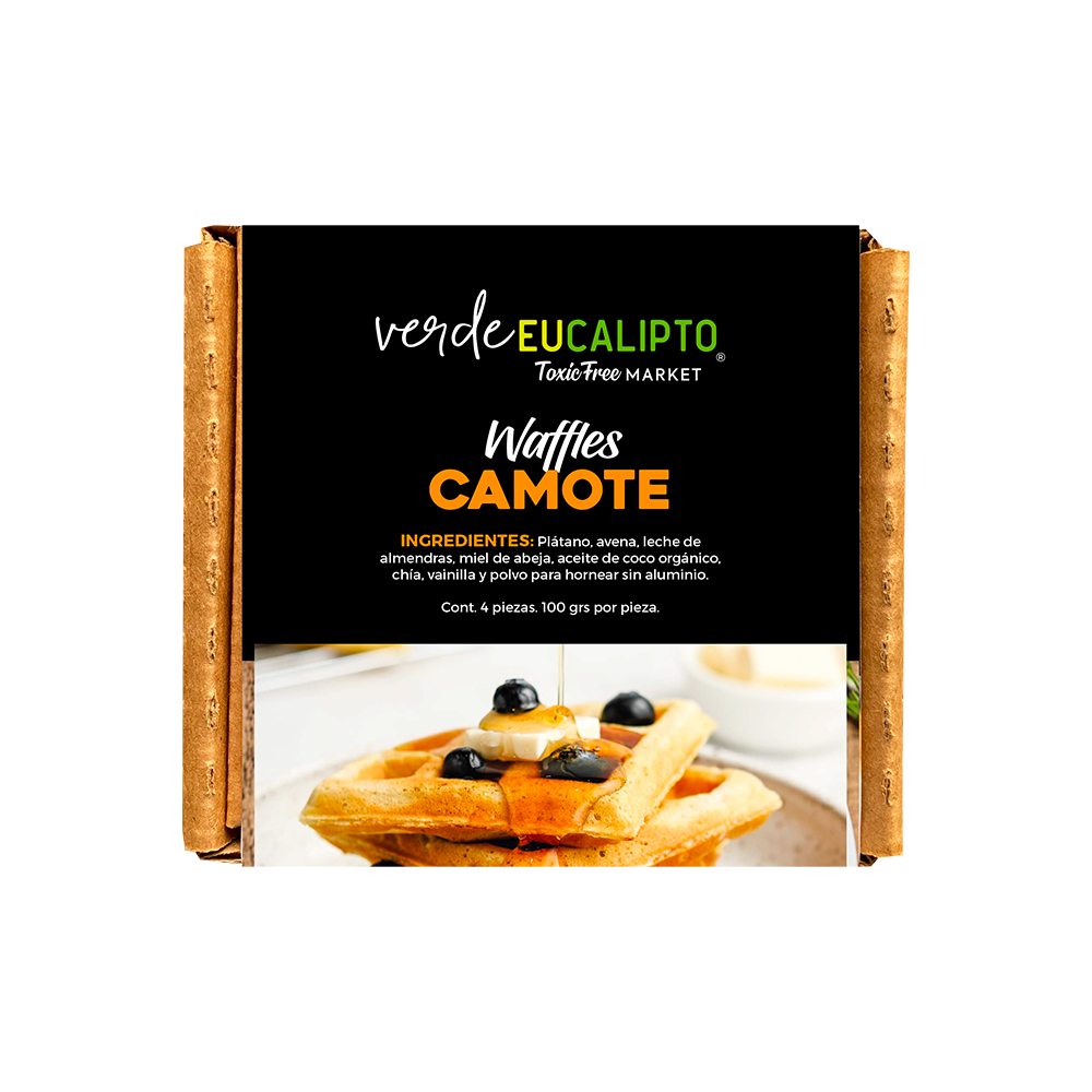 CAMOTE WAFFLE BOX 4 pz.