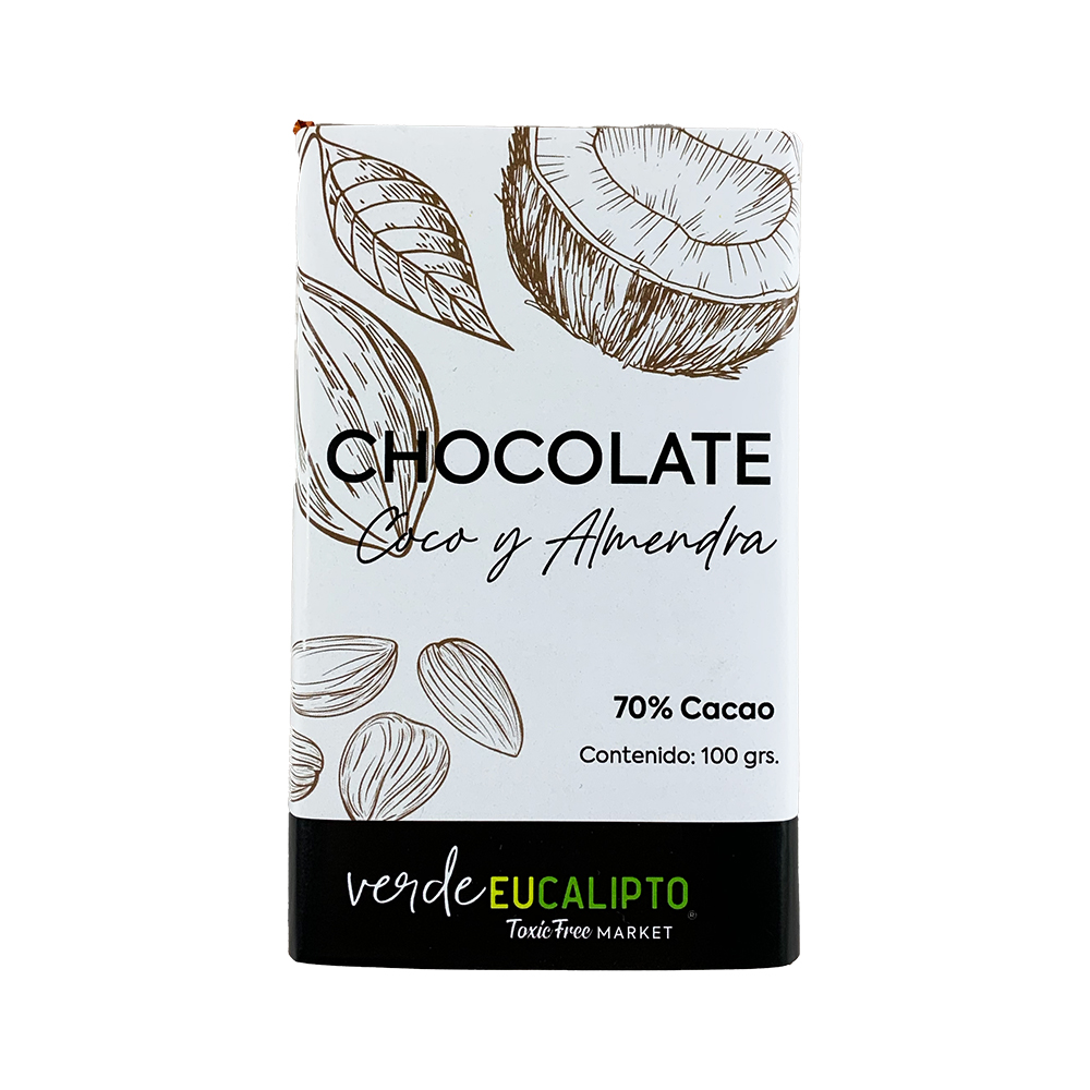 ​CHOCOLATE COCO Y ALMENDRA 100 grs.