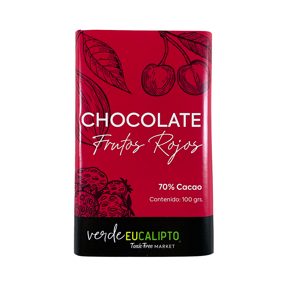 ​CHOCOLATE FRUTOS ROJOS 100 grs.