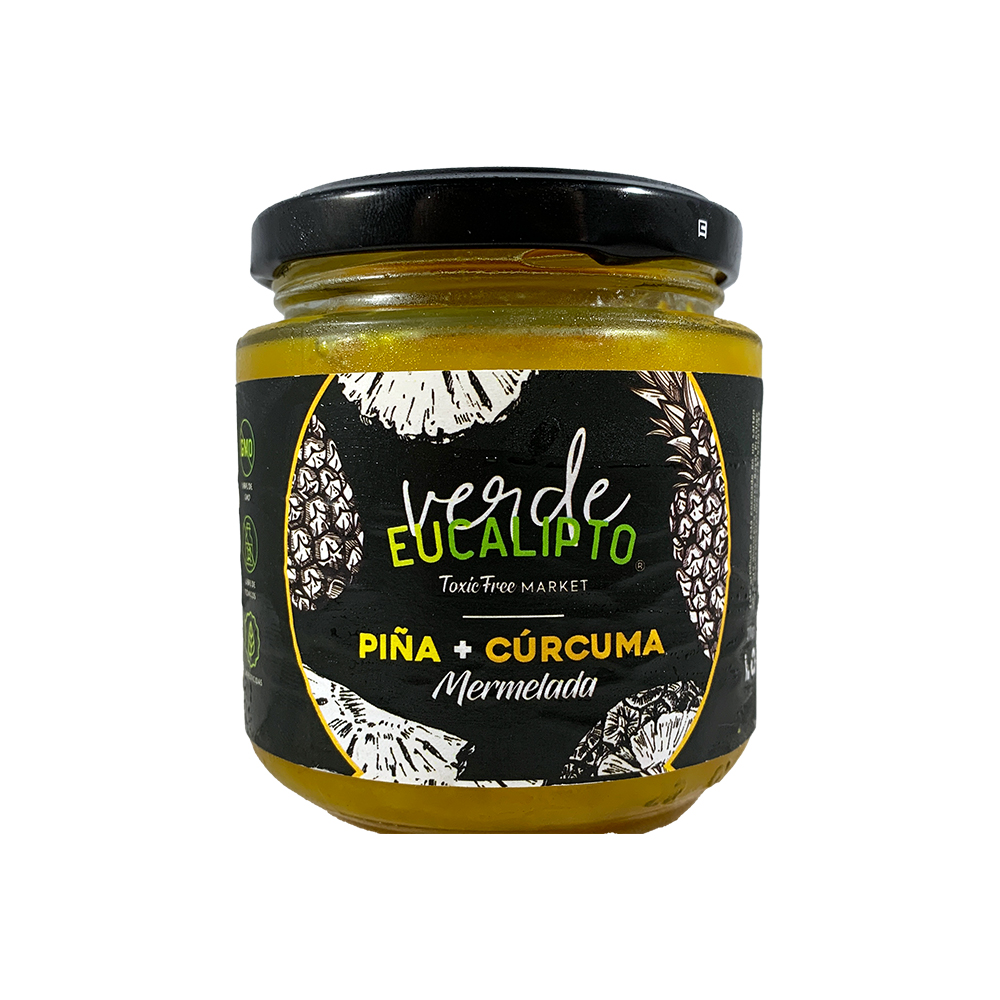 MERMELADA DE PIÑA Y CURCUMA 210 grs.