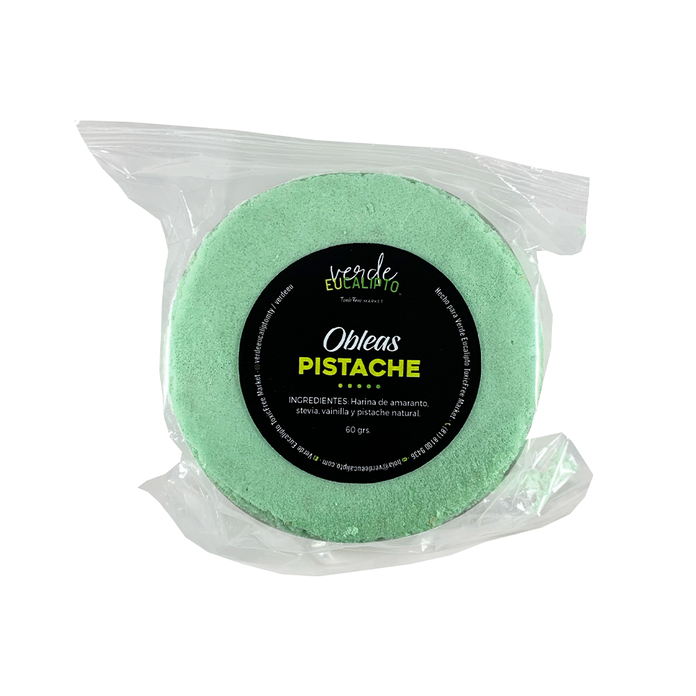 OBLEAS PISTACHE 60 grs.