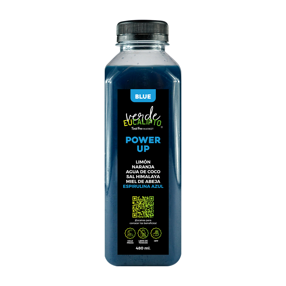 POWER UP BLUE 480 ml.