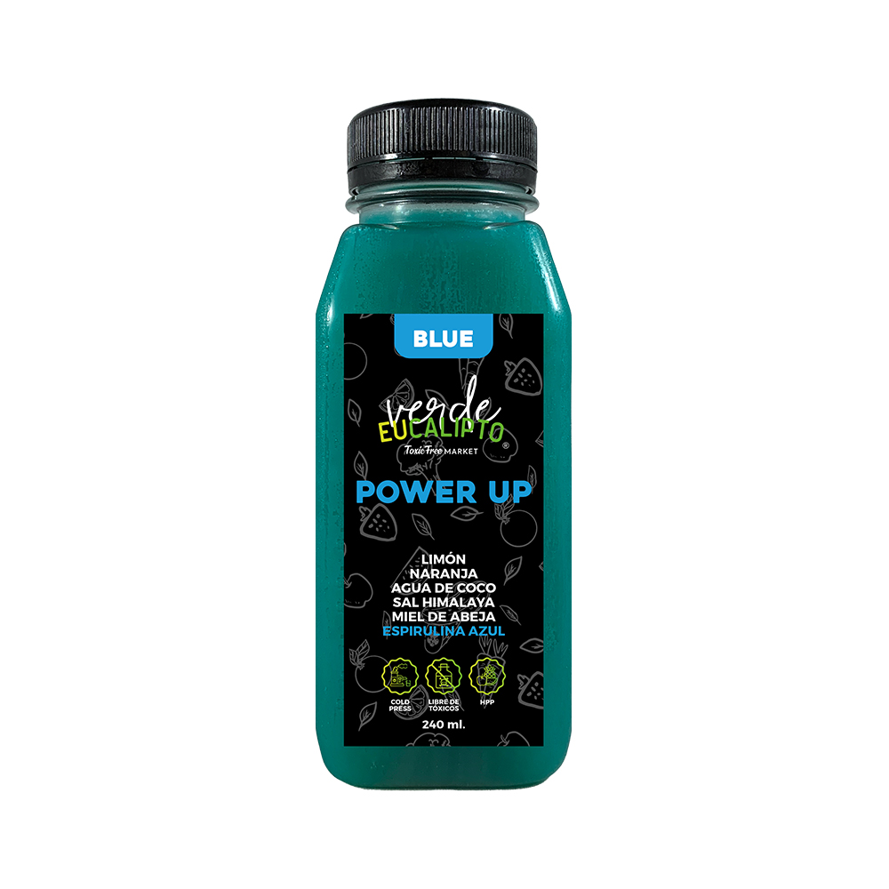 POWER UP BLUE 240 ml.