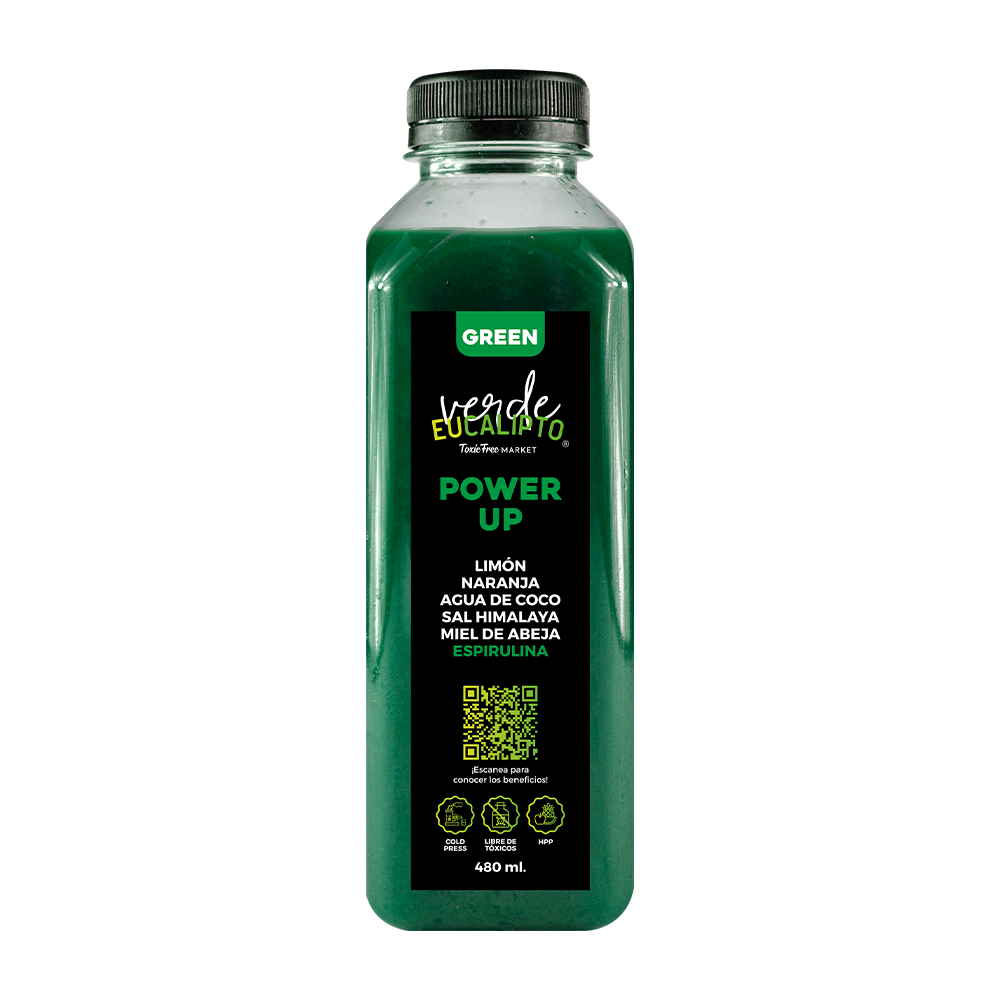 POWER UP GREEN 480 ml.
