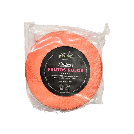OBLEAS FRUTOS ROJOS 60 grs.