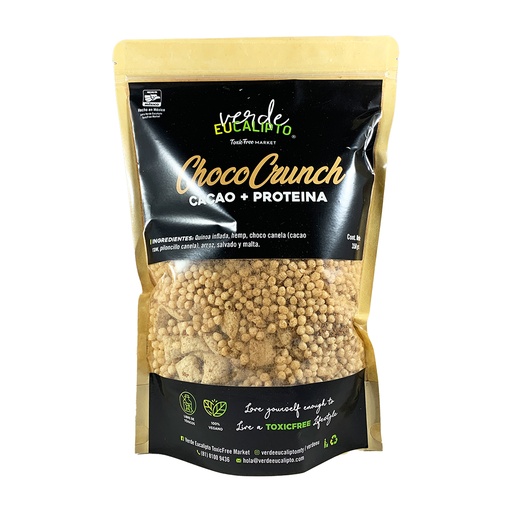 CHOCO CRUNCH: CACAO + PROTEINA 400 grs.