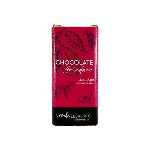 ​CHOCOLATE ARÁNDANO 30 grs.