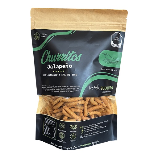 CHURRITOS  JALAPEÑO 350 grs.