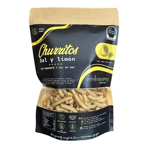 CHURRITOS SAL Y LIMON 350 grs.
