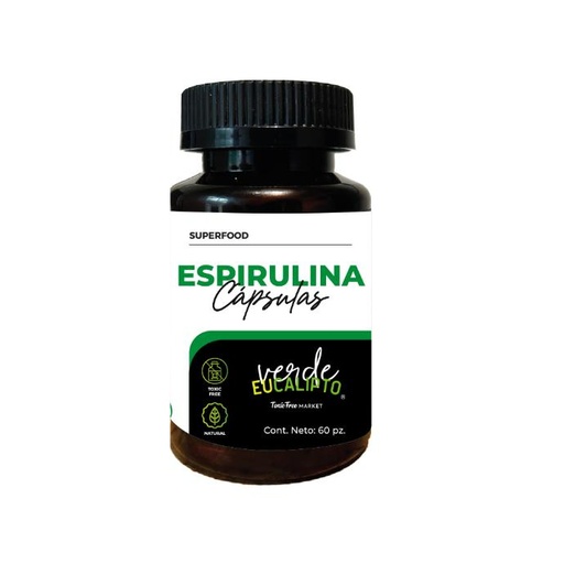 CÁPSULAS DE ESPIRULINA 60 caps.