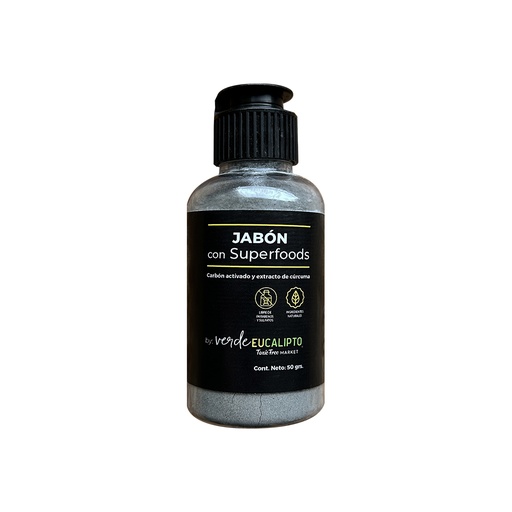 JABON EN POLVO CON SUPERFOODS 50 grs.
