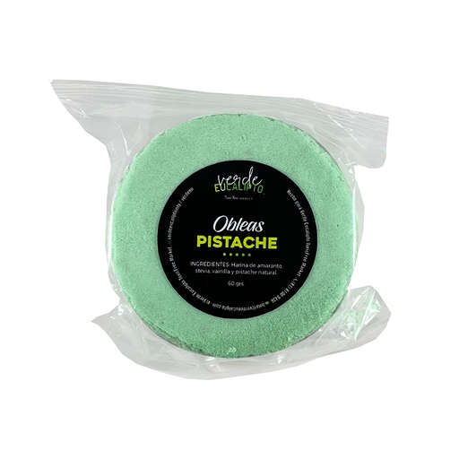 OBLEAS PISTACHE 60 grs.
